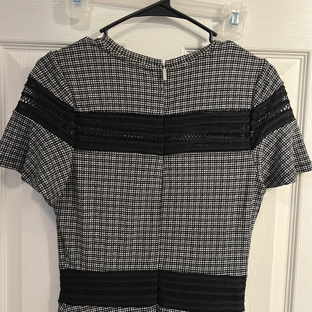 MICHAEL Michael Kors‎ Black and White Dress Short Sleeve Size S